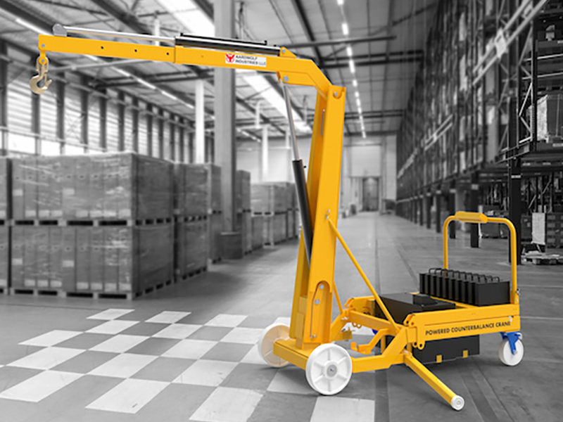 Powered With Lateral Movement Counterbalance Crane APCCL