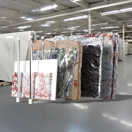 Lagerregale für Stein und Glas