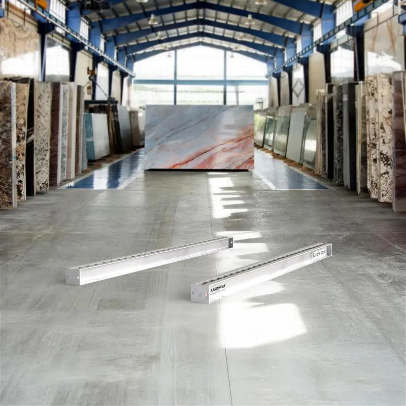 Porta fasci 3 m con rivestimento in gomma