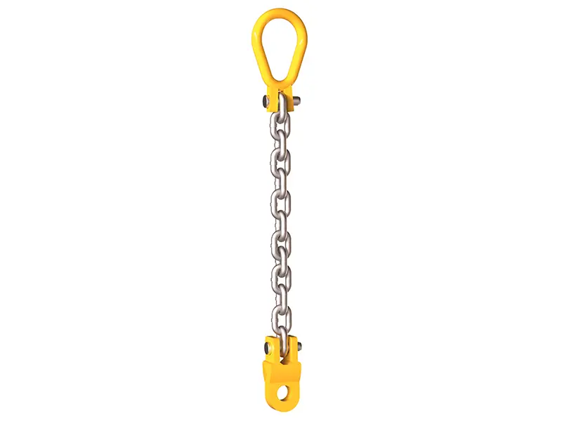 Scherenklemmheber mit kurzer Kette & Schäkel